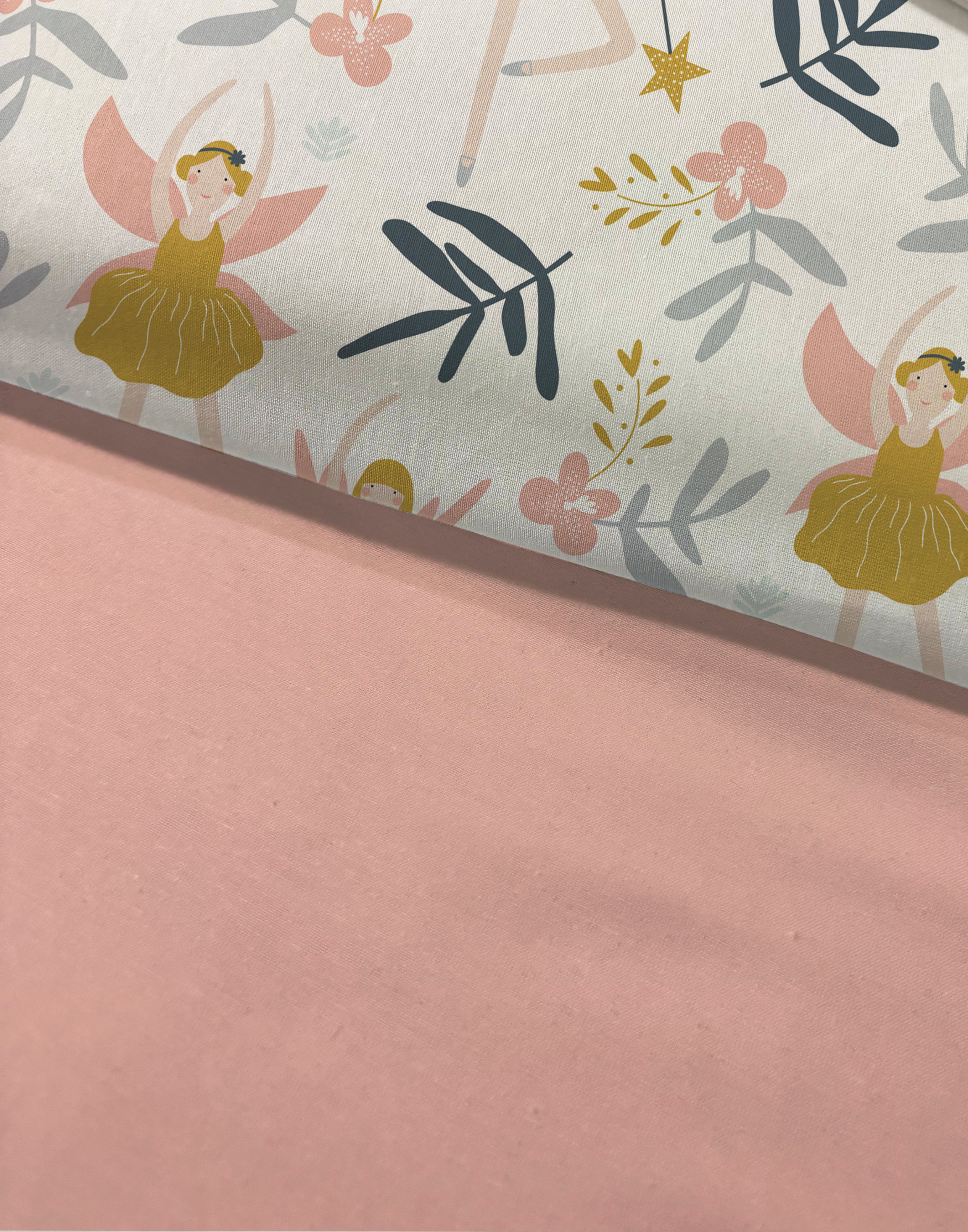 Evmila Minik Peri Kızlar Desenli Nevresim Takımı