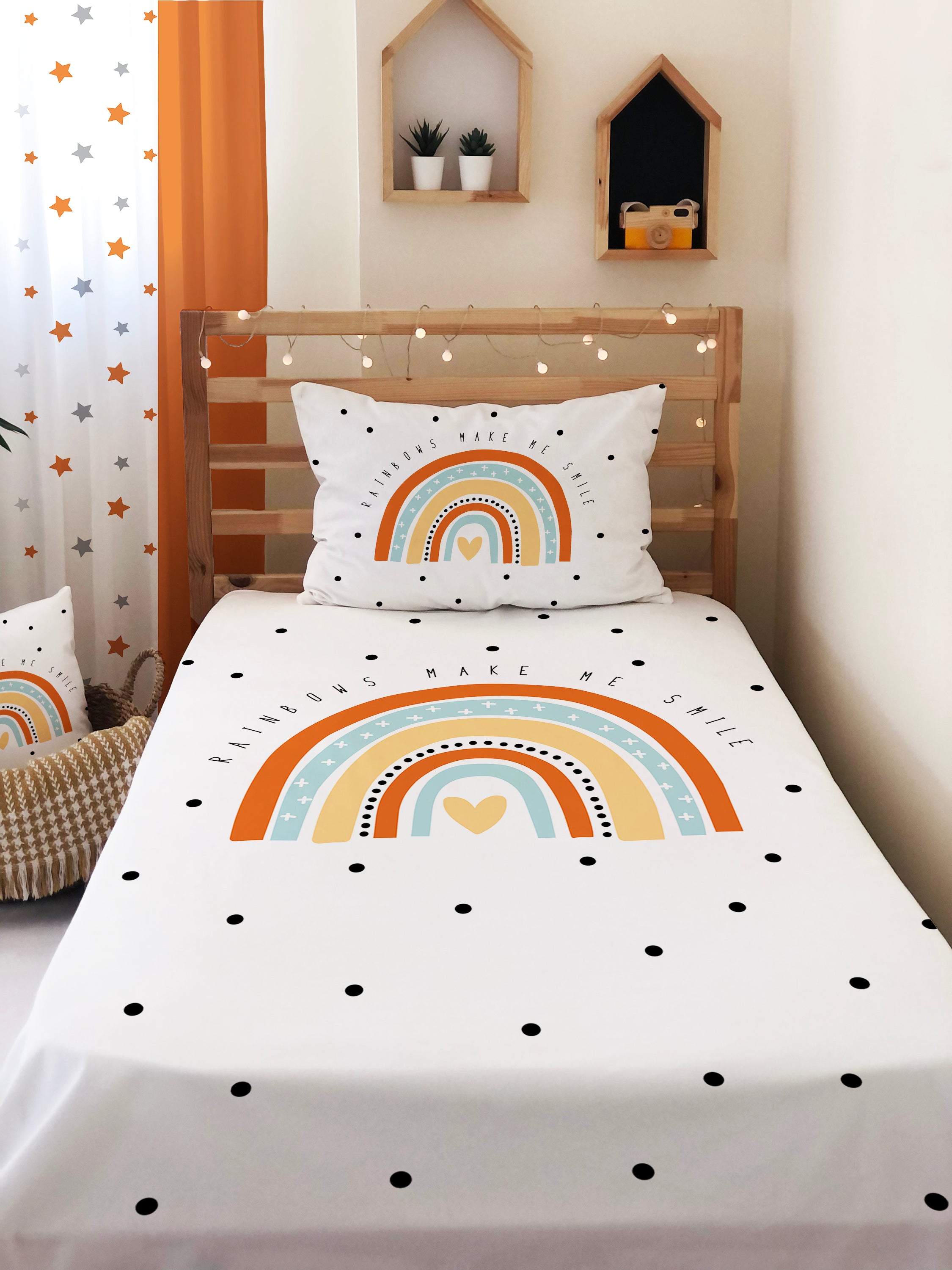 Evmila Astronaut Patterned Duvet Cover Set