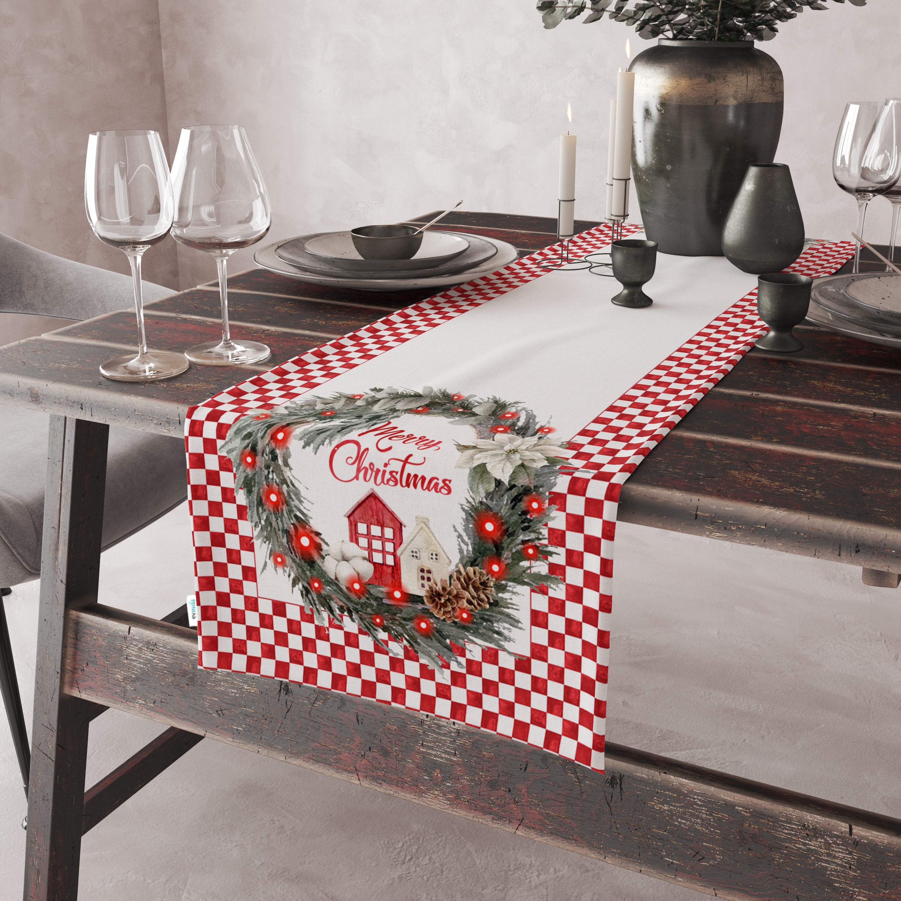 Evmila Autumn Patterned Cushion Cover