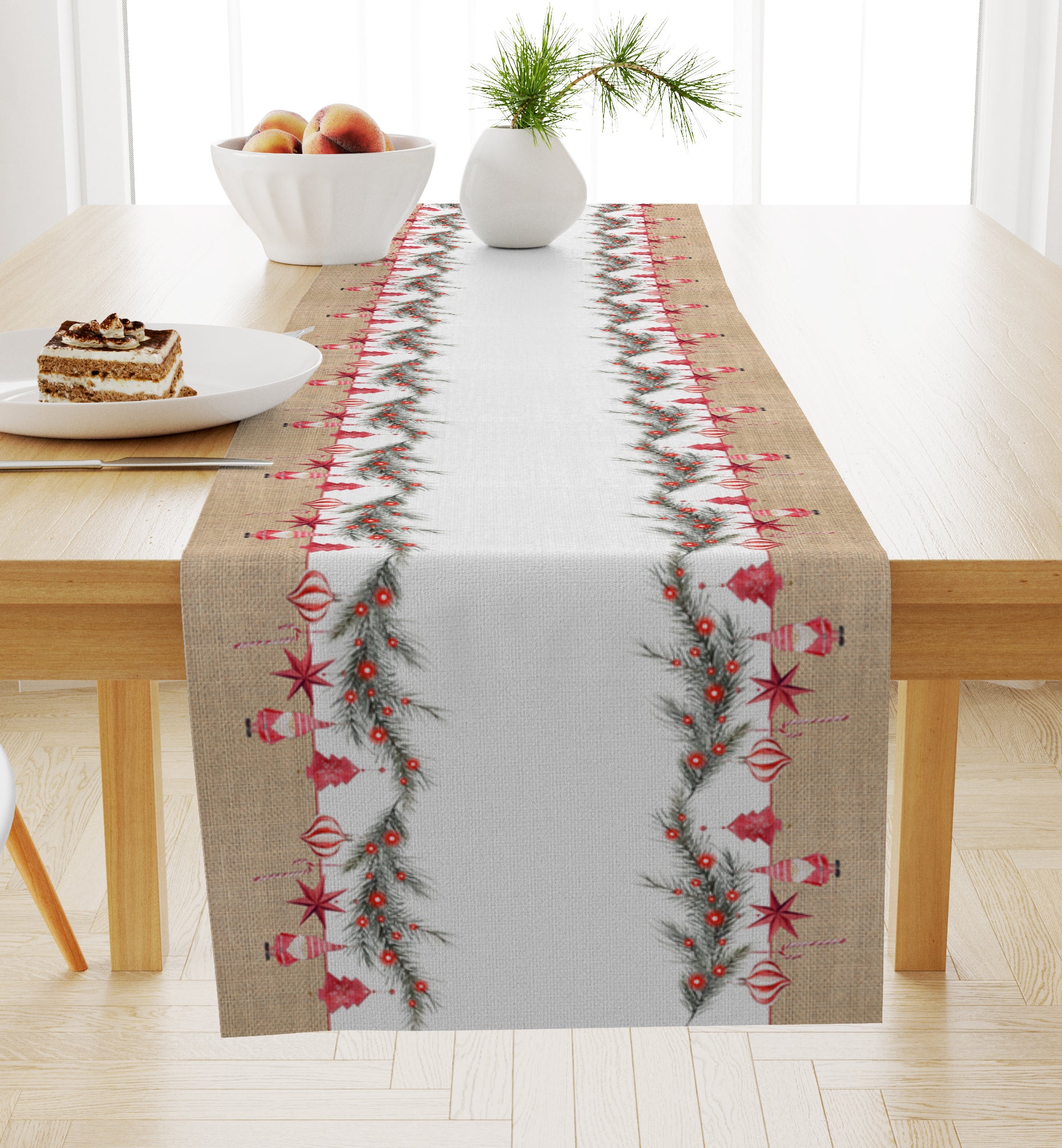 Evmila Autumn Patterned Cushion Cover