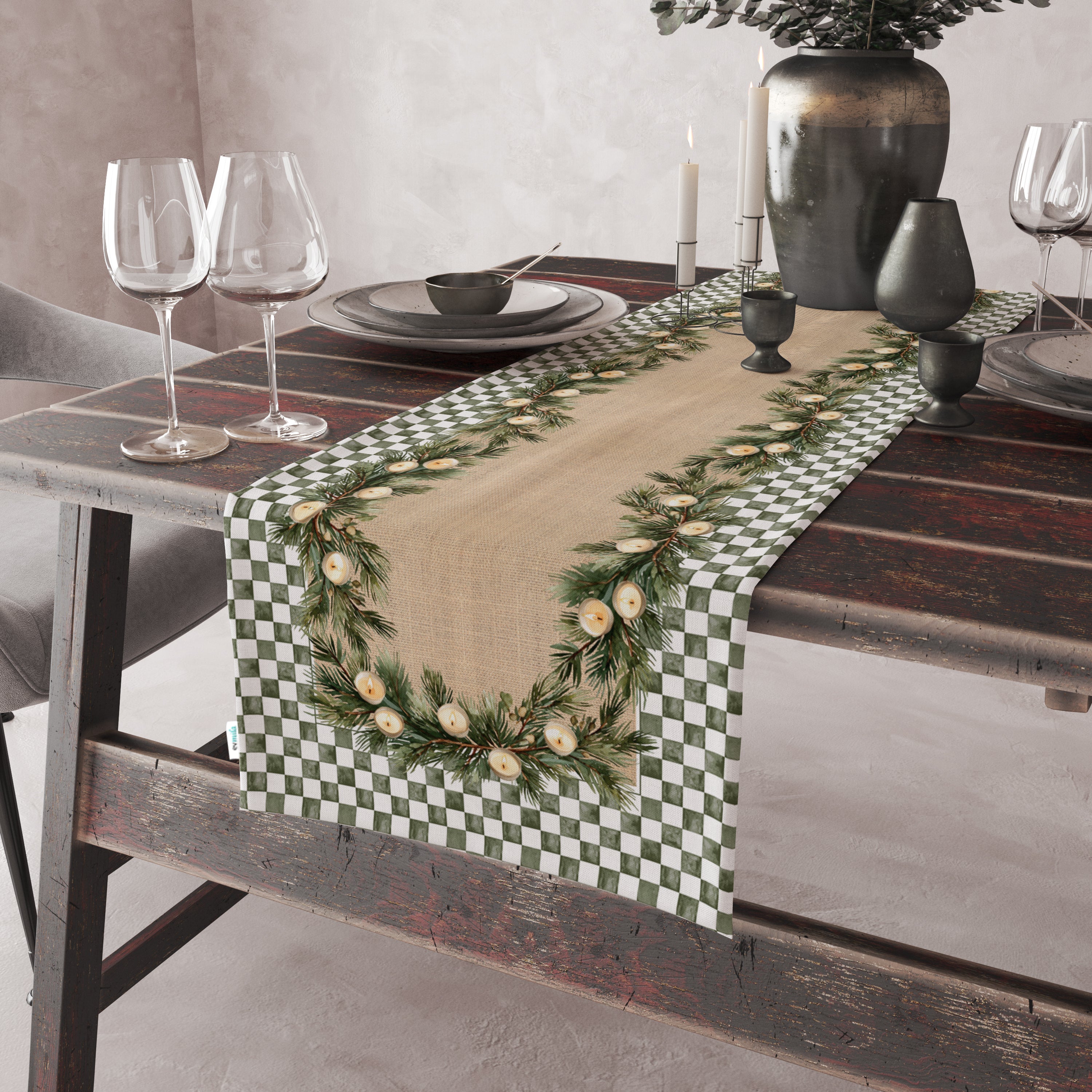 Evmila Autumn Patterned Cushion Cover