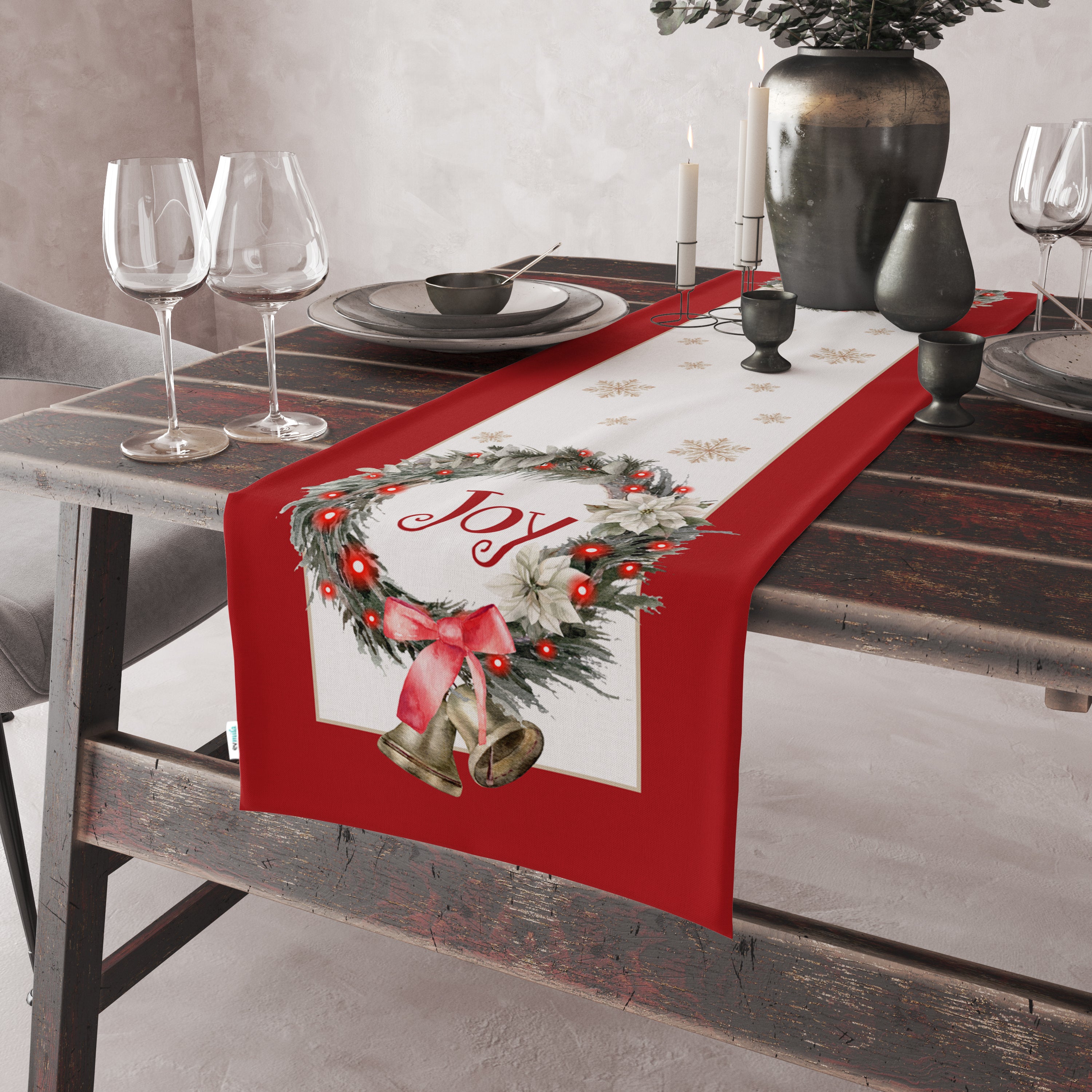 Evmila Autumn Patterned Cushion Cover