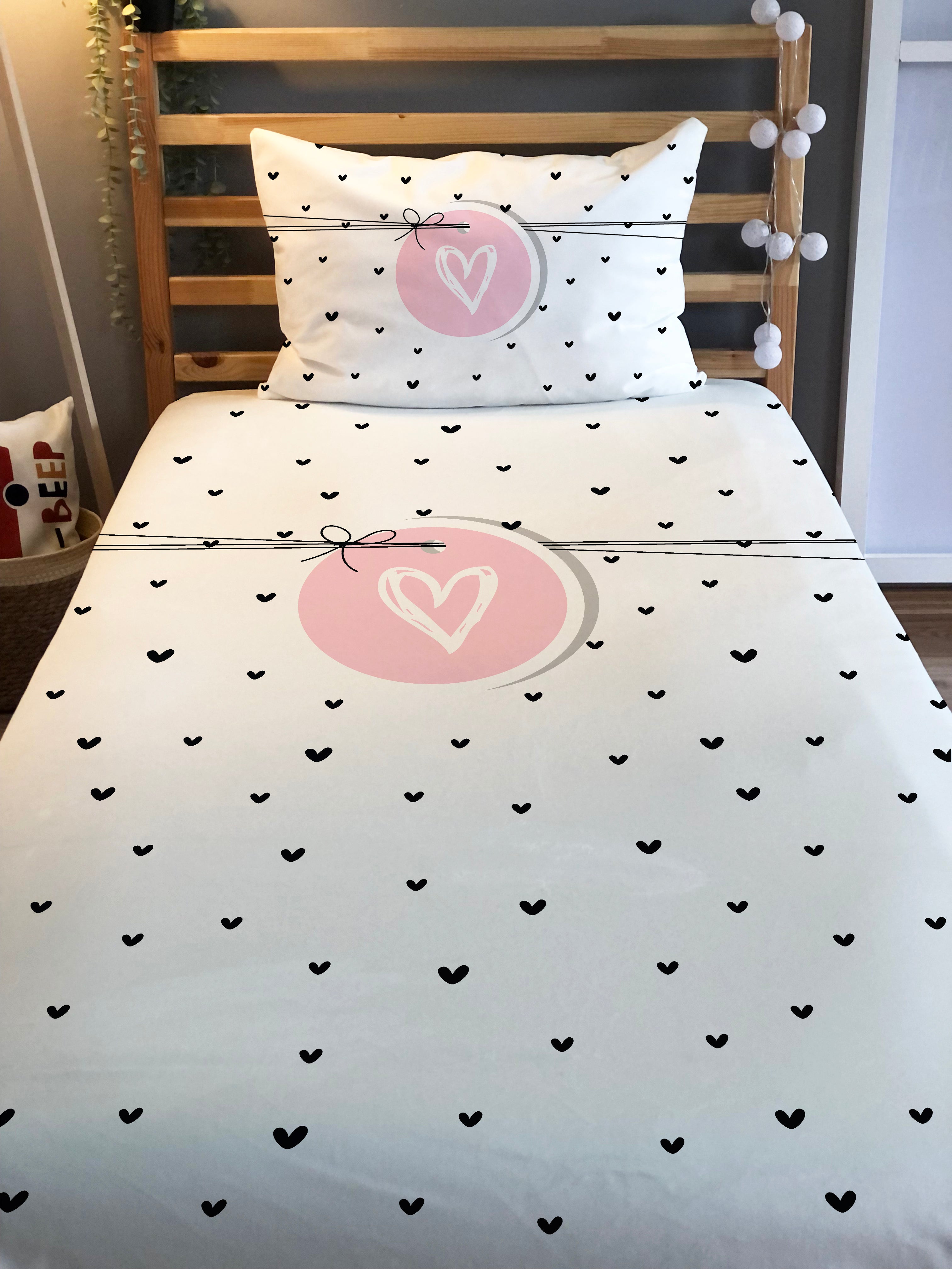 Evmila Astronaut Patterned Duvet Cover Set