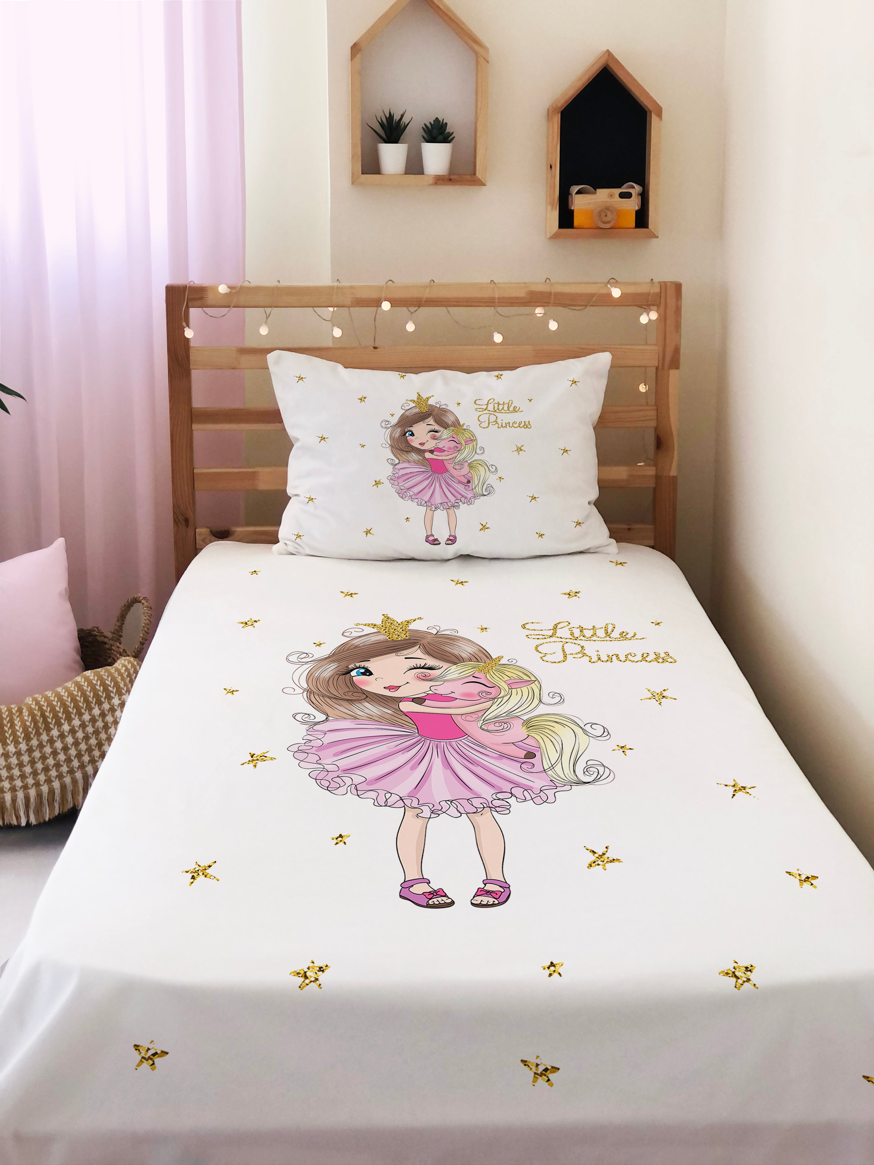 Evmila Astronaut Patterned Duvet Cover Set