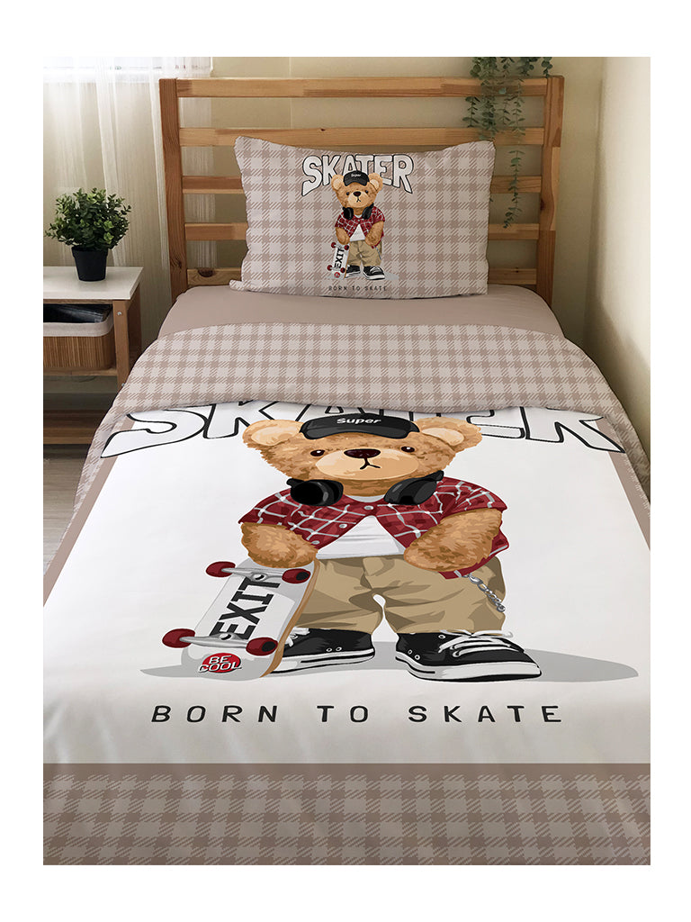 Evmila Astronaut Patterned Duvet Cover Set