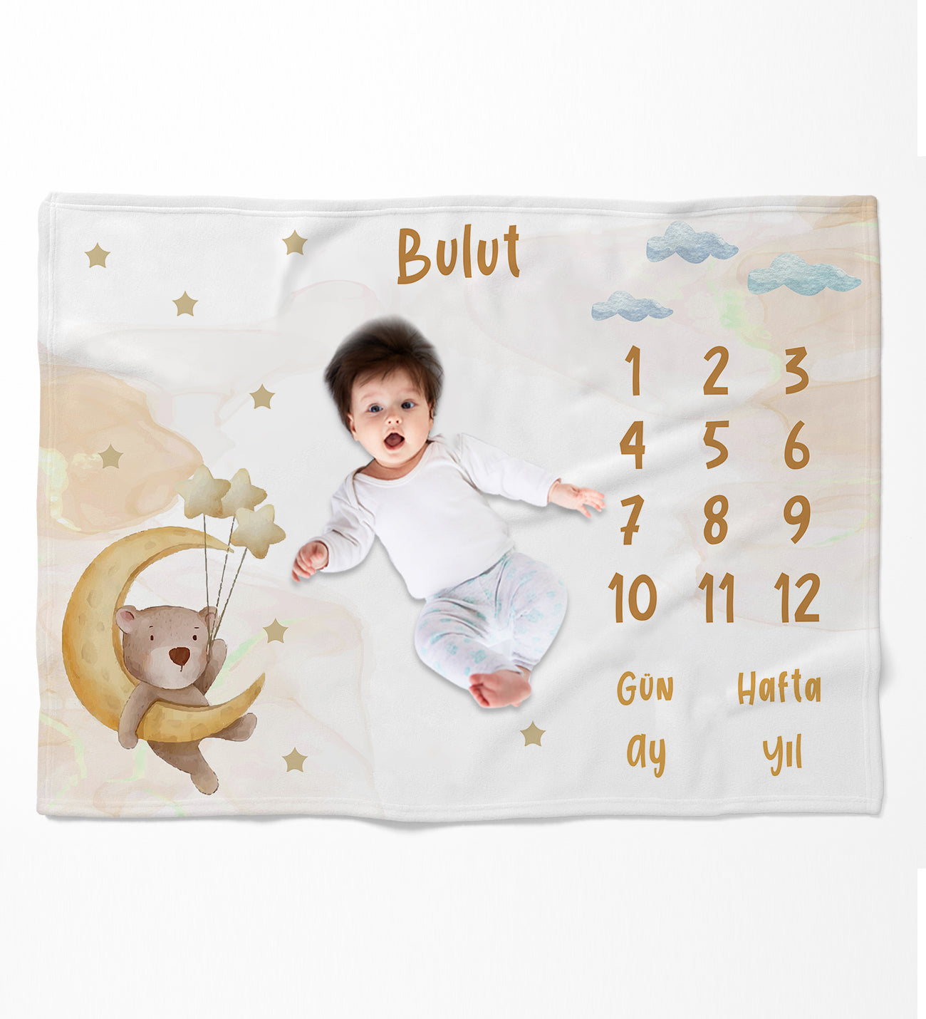 Evmila Dinosaur Patterned Velvet Memory Blanket