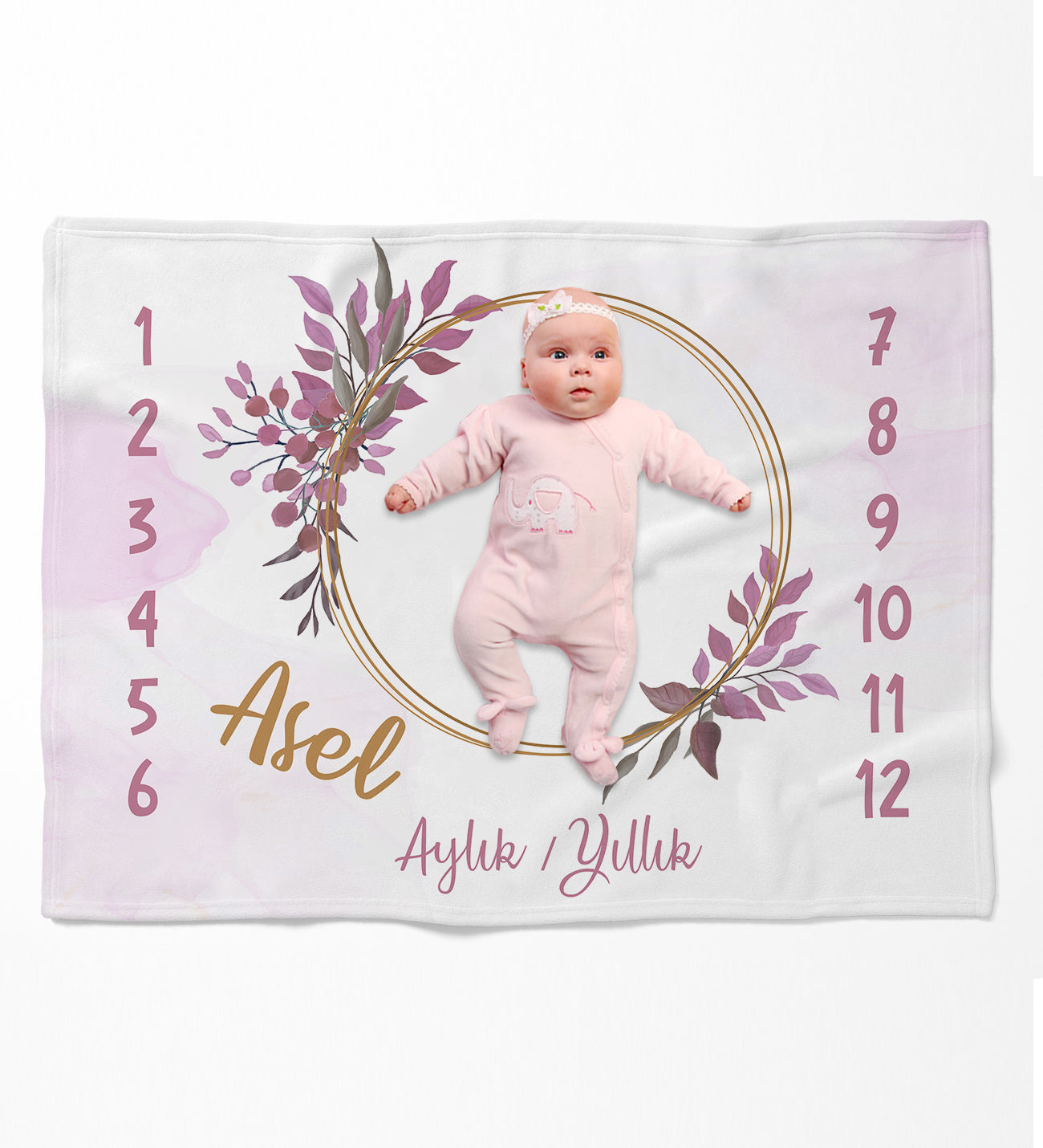 Evmila Dinosaur Patterned Velvet Memory Blanket