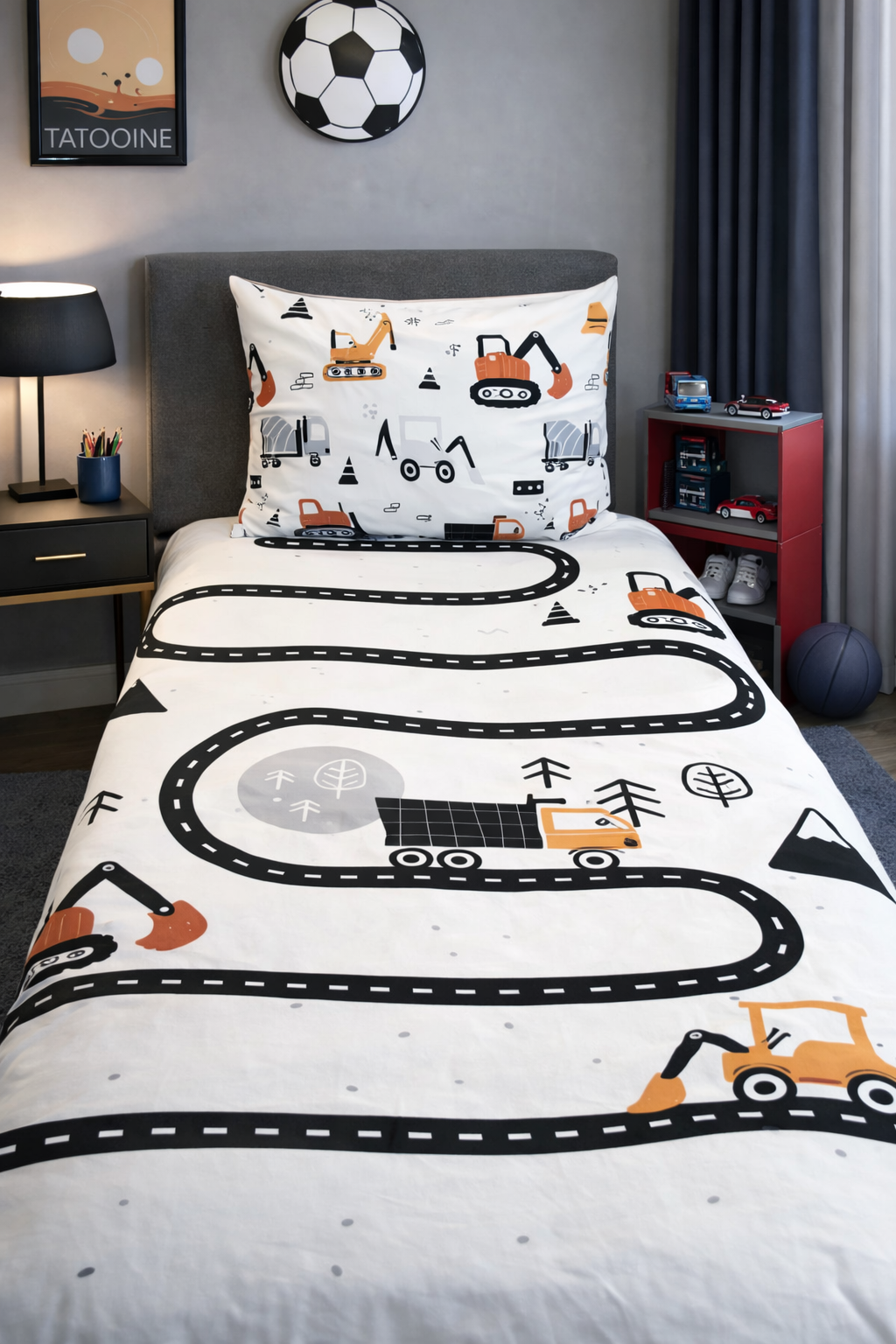 Evmila Astronaut Patterned Duvet Cover Set