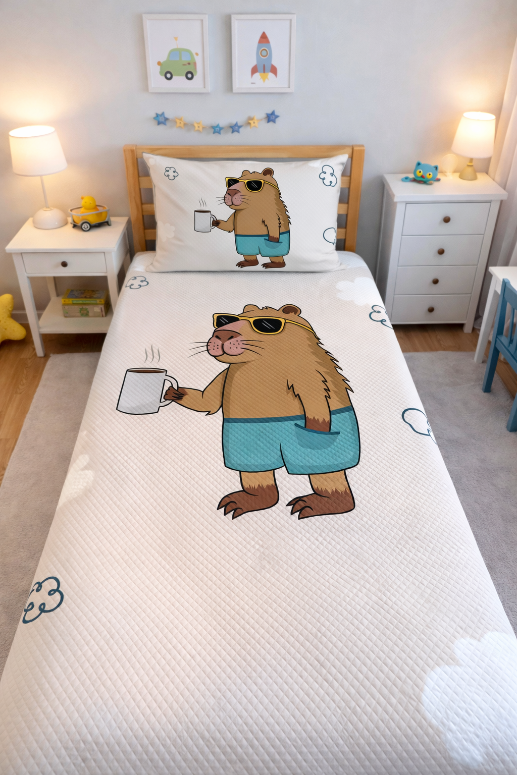 Evmila Capybara Desenli Pike