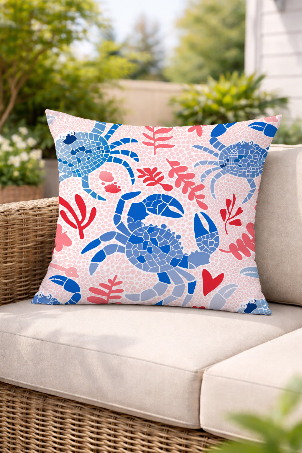 Evmila Autumn Patterned Cushion Cover