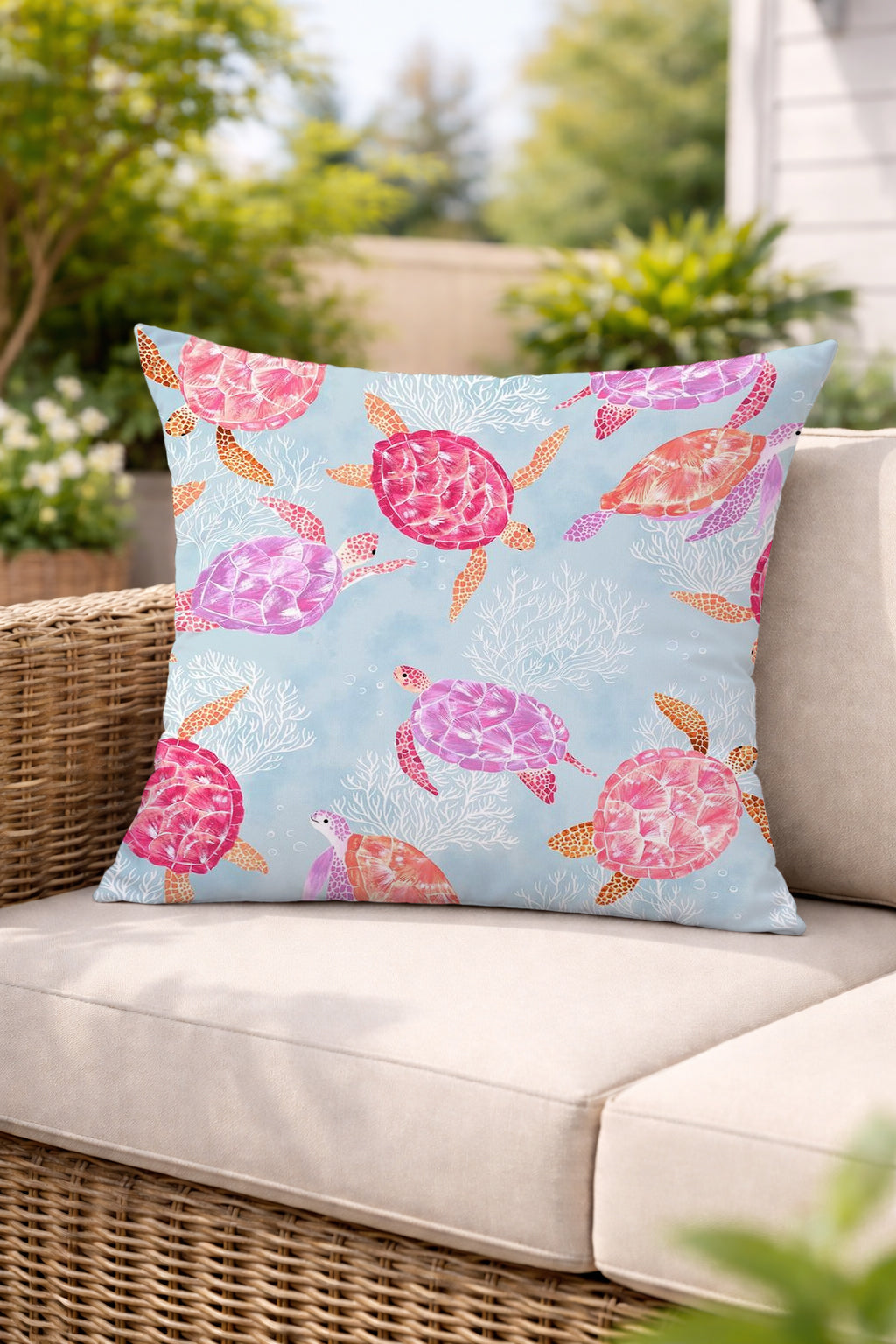 Evmila Autumn Patterned Cushion Cover