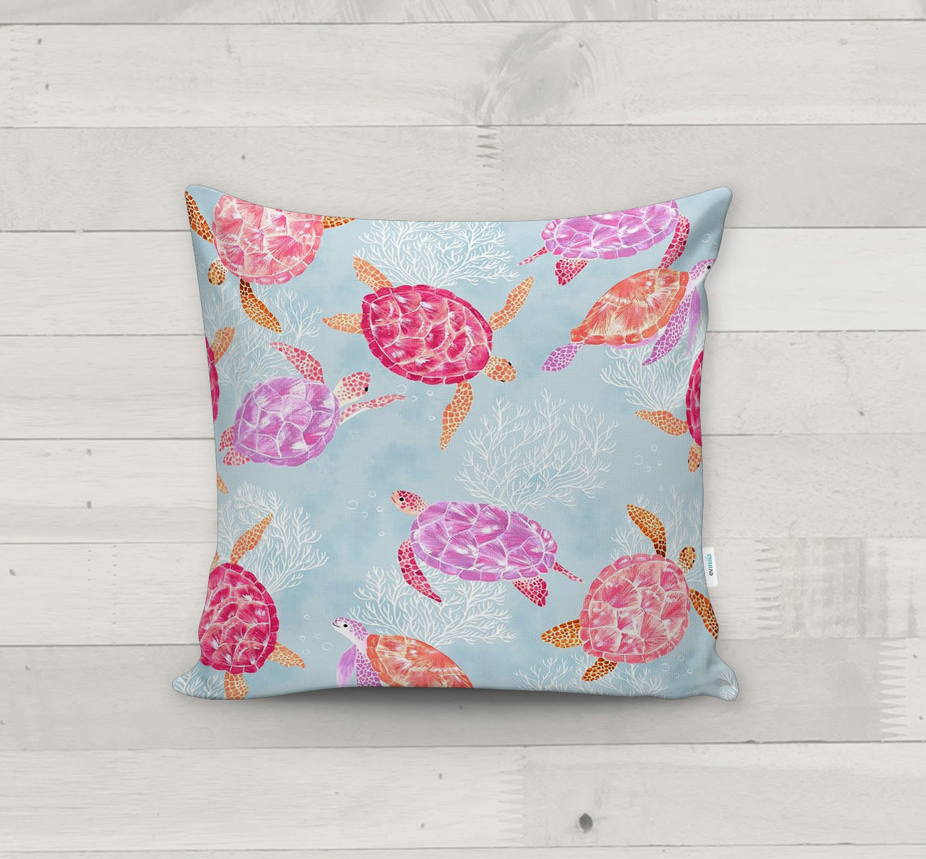 Evmila Autumn Patterned Cushion Cover