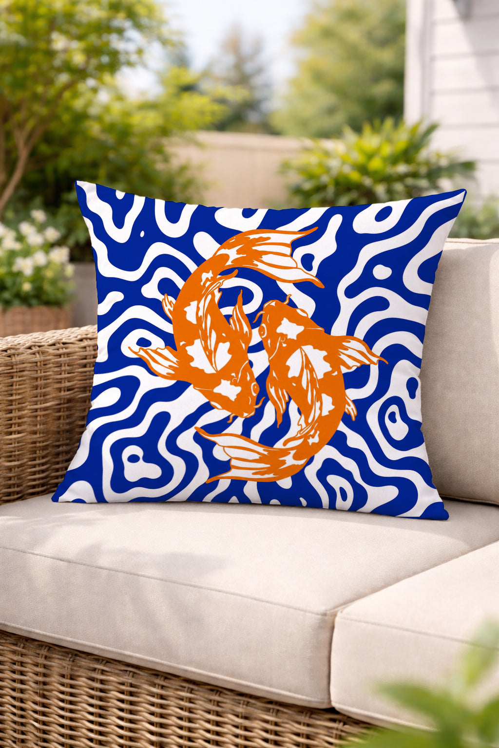 Evmila Autumn Patterned Cushion Cover