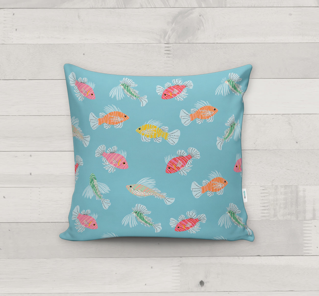 Evmila Autumn Patterned Cushion Cover