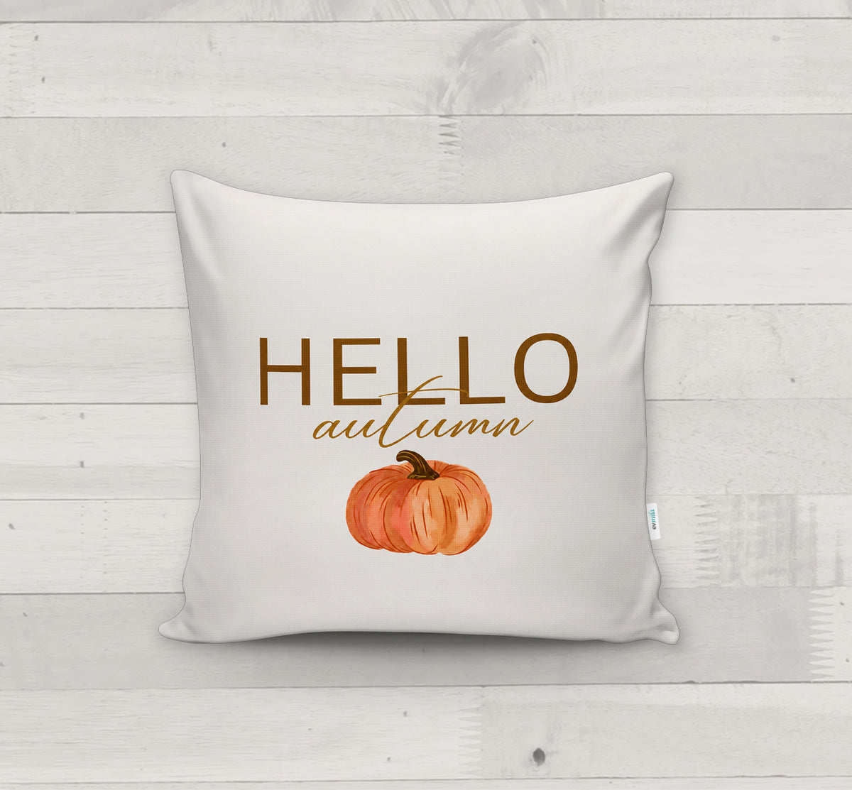 Evmila Autumn Patterned Cushion Cover