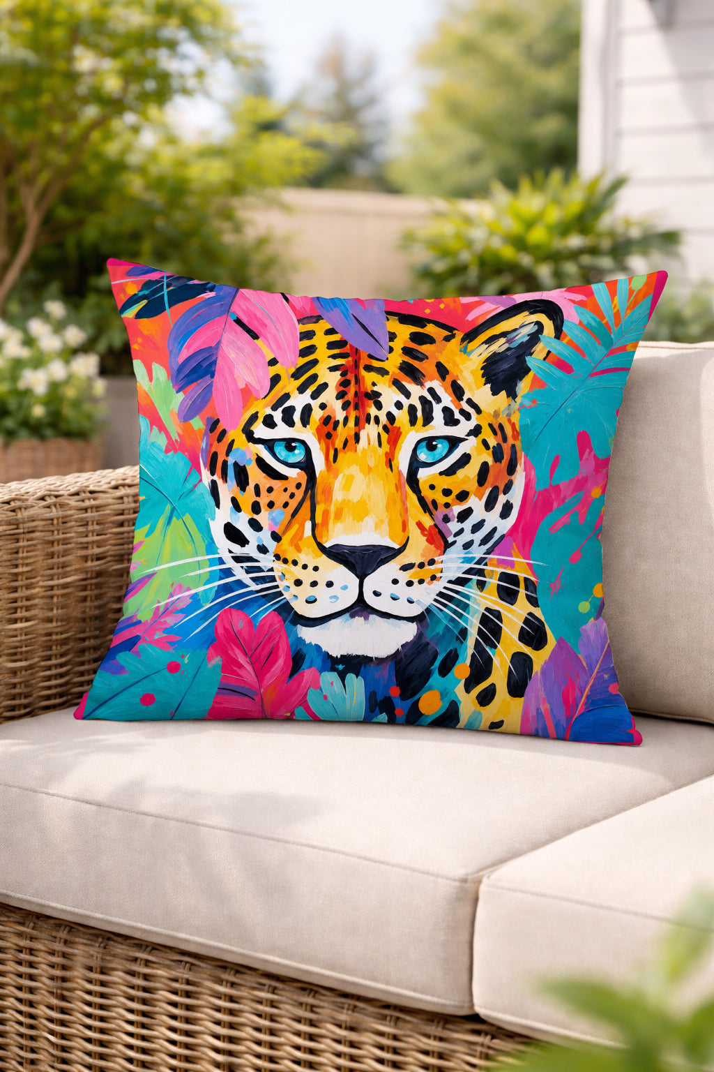 Evmila Autumn Patterned Cushion Cover