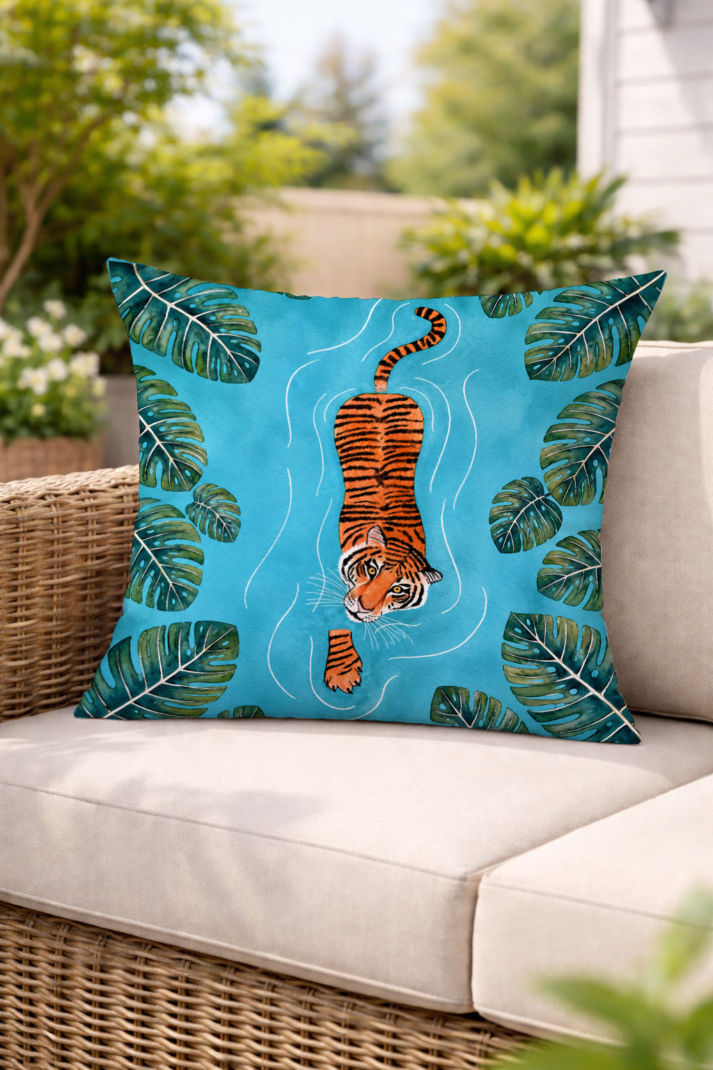 Evmila Autumn Patterned Cushion Cover