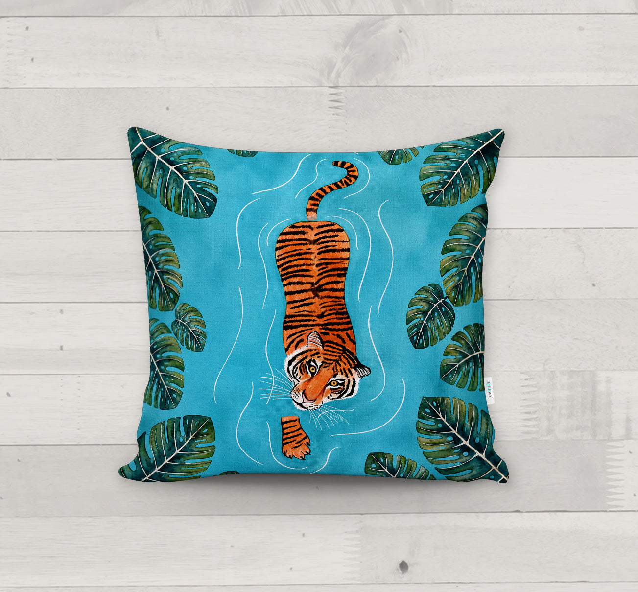 Evmila Autumn Patterned Cushion Cover