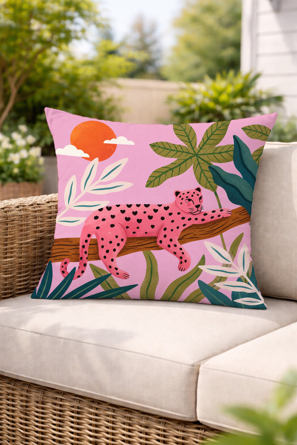 Evmila Autumn Patterned Cushion Cover