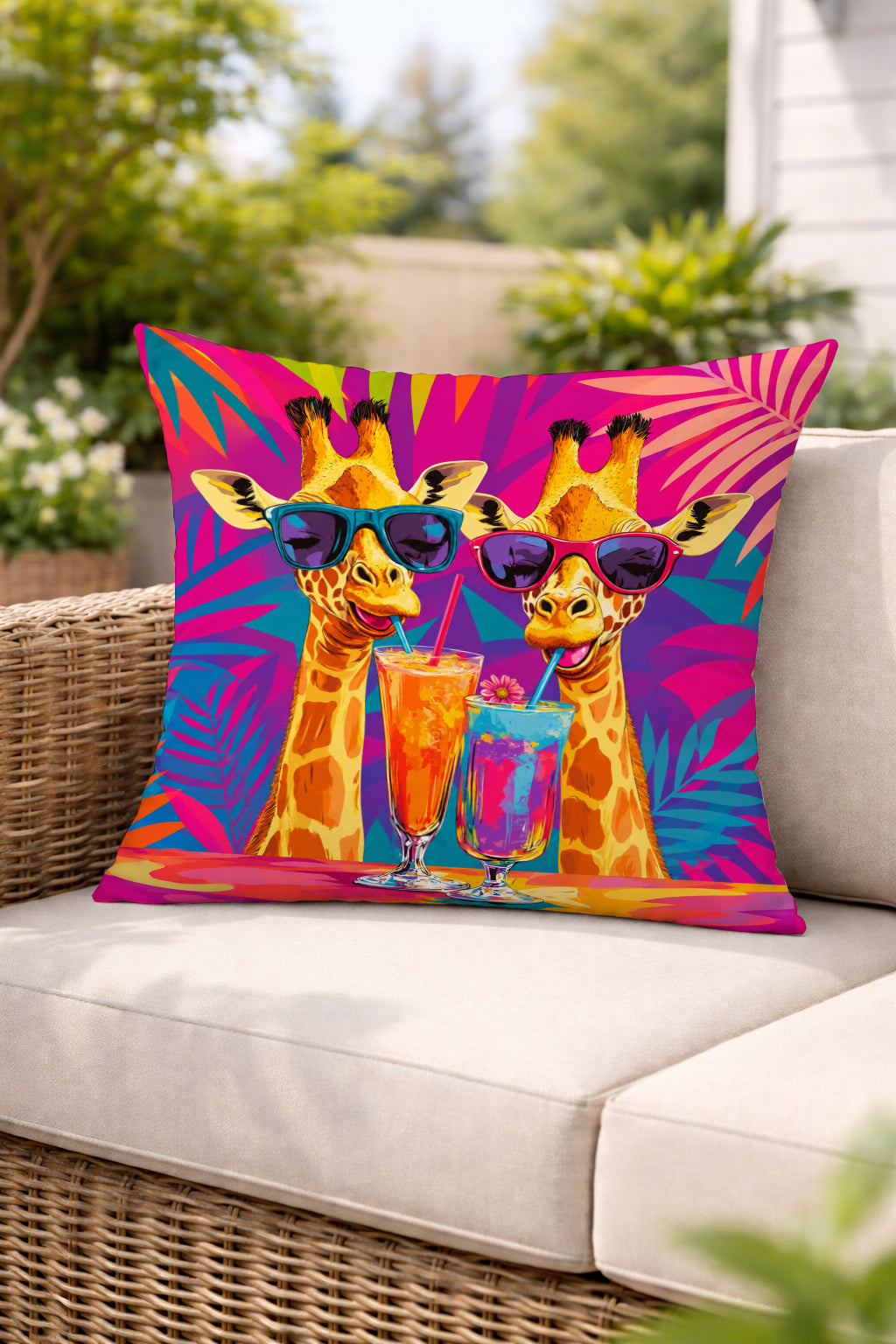 Evmila Autumn Patterned Cushion Cover