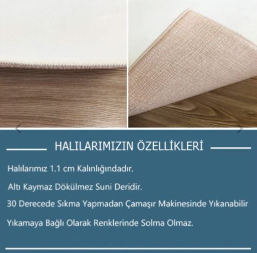 Evmila Etnik Desenli Modern Halı
