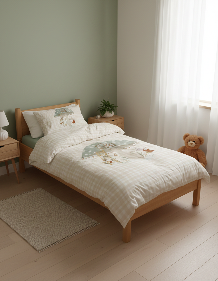 Evmila İskandinav Desenli Nevresim Takım