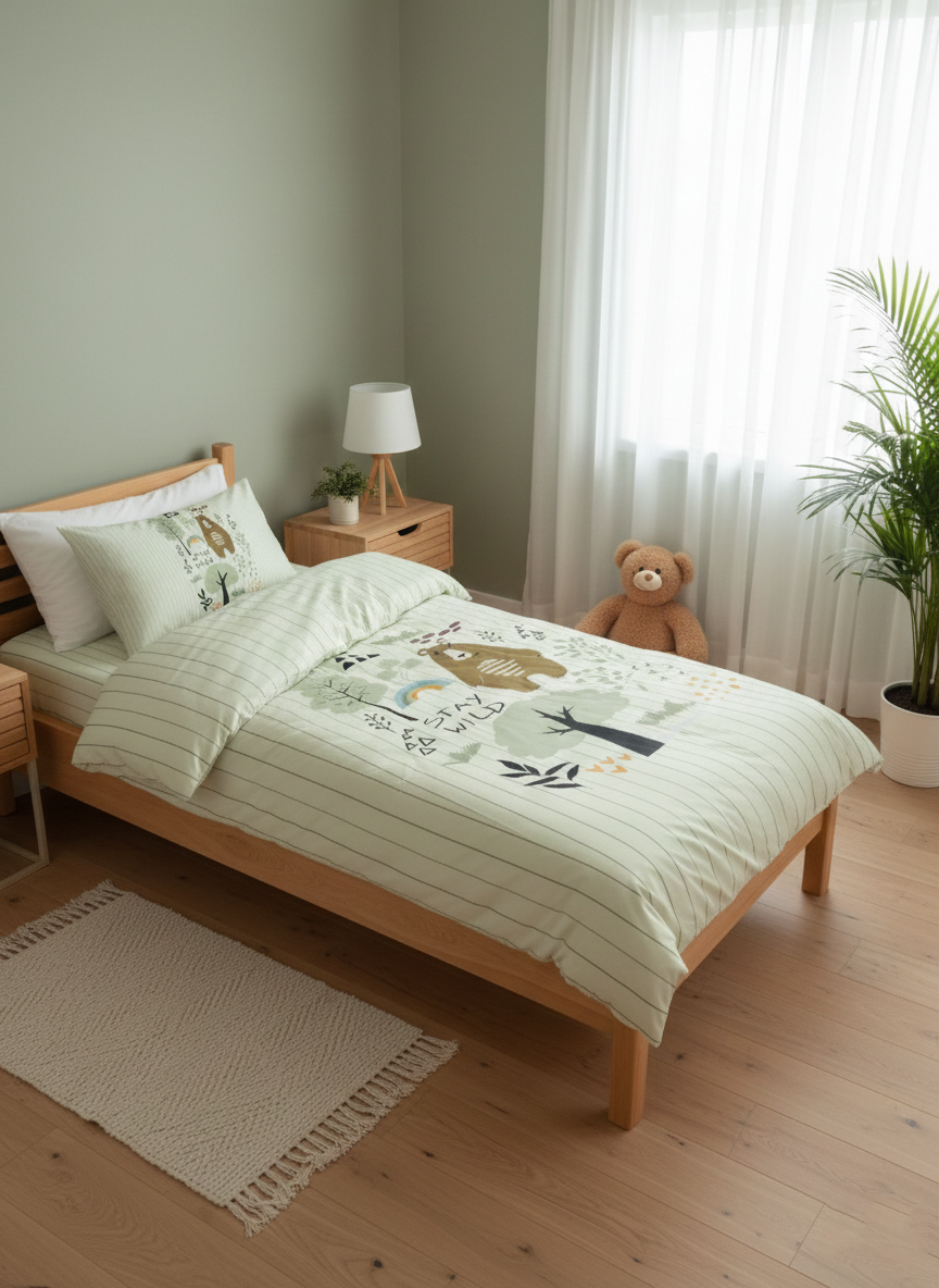 Evmila İskandinav Desenli Nevresim Takım