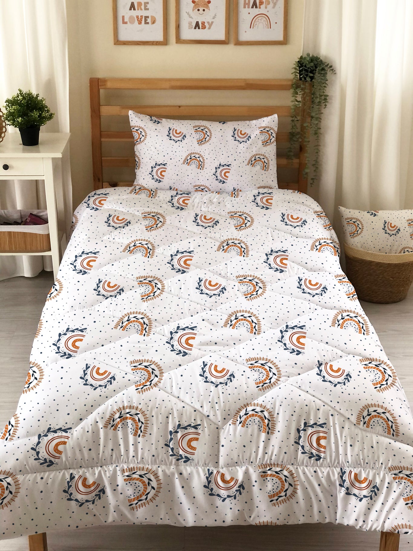 Evmila Autumn Patterned Cushion Cover