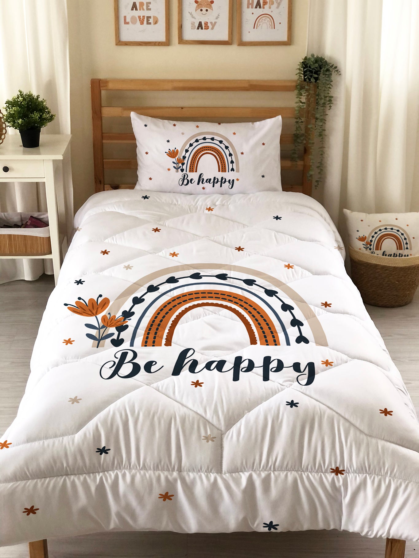 Evmila Autumn Patterned Cushion Cover