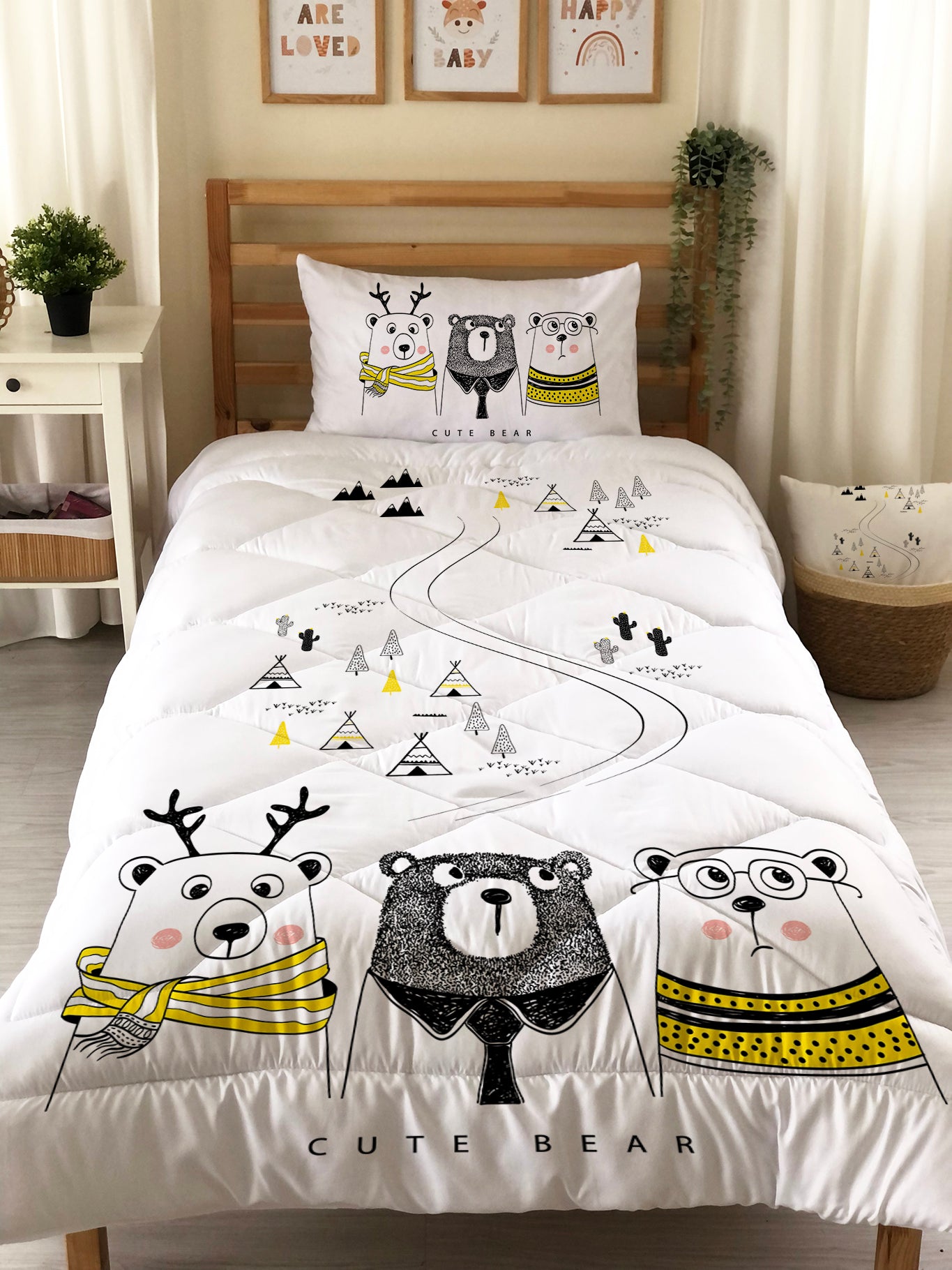 Evmila Autumn Patterned Cushion Cover