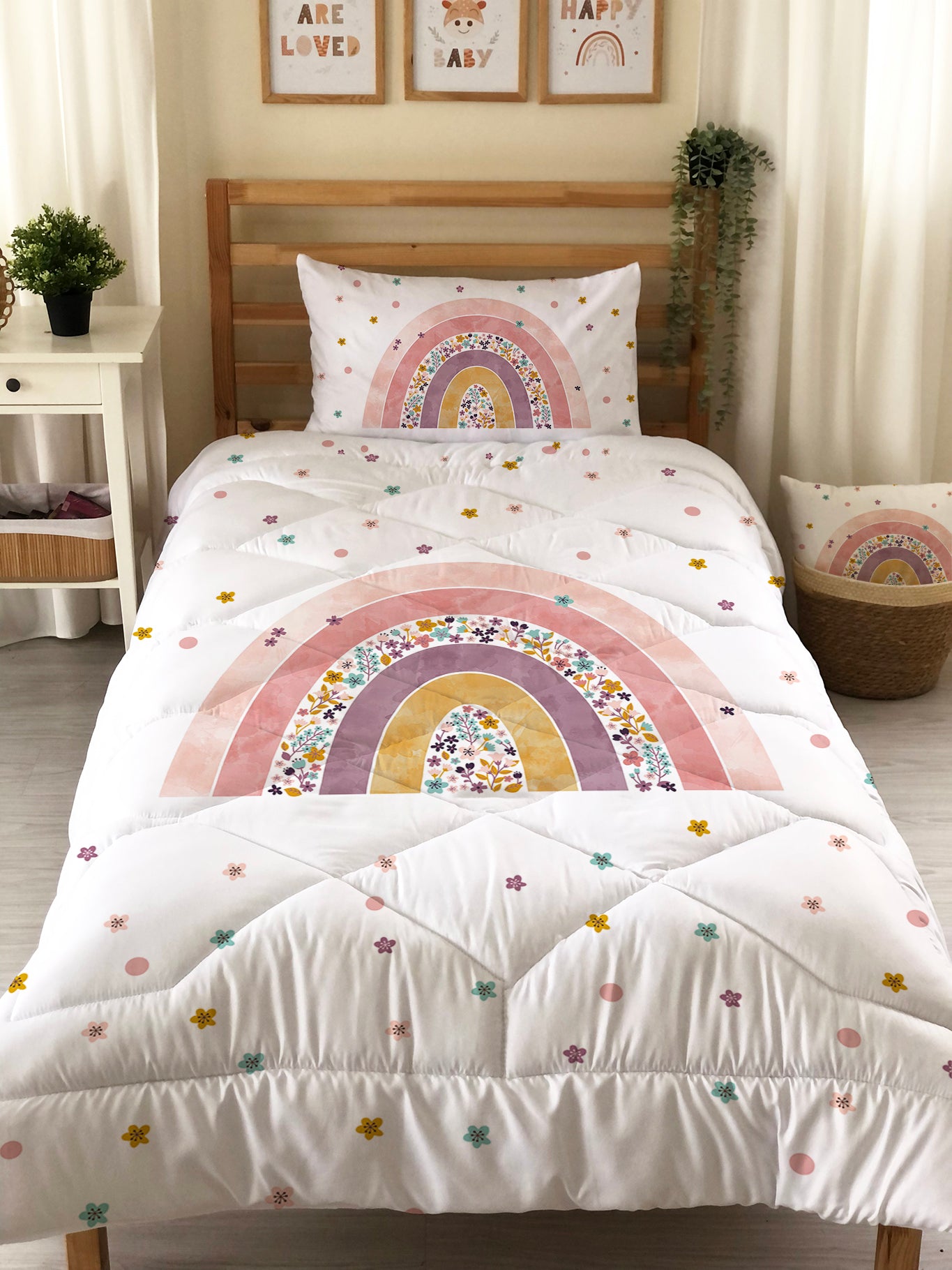 Evmila Autumn Patterned Cushion Cover