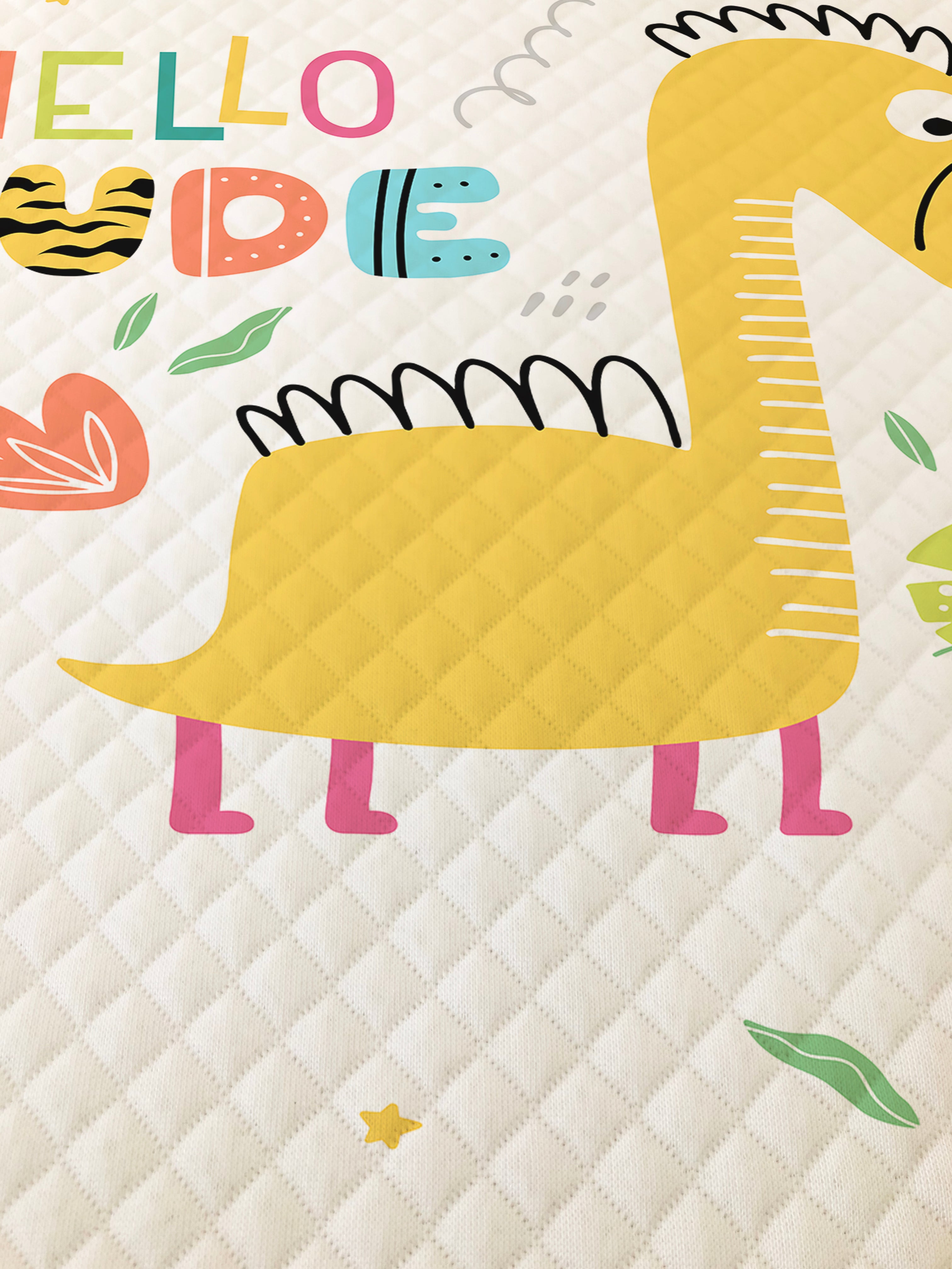 Evmila Sevimli Dinozor Desenli Pike