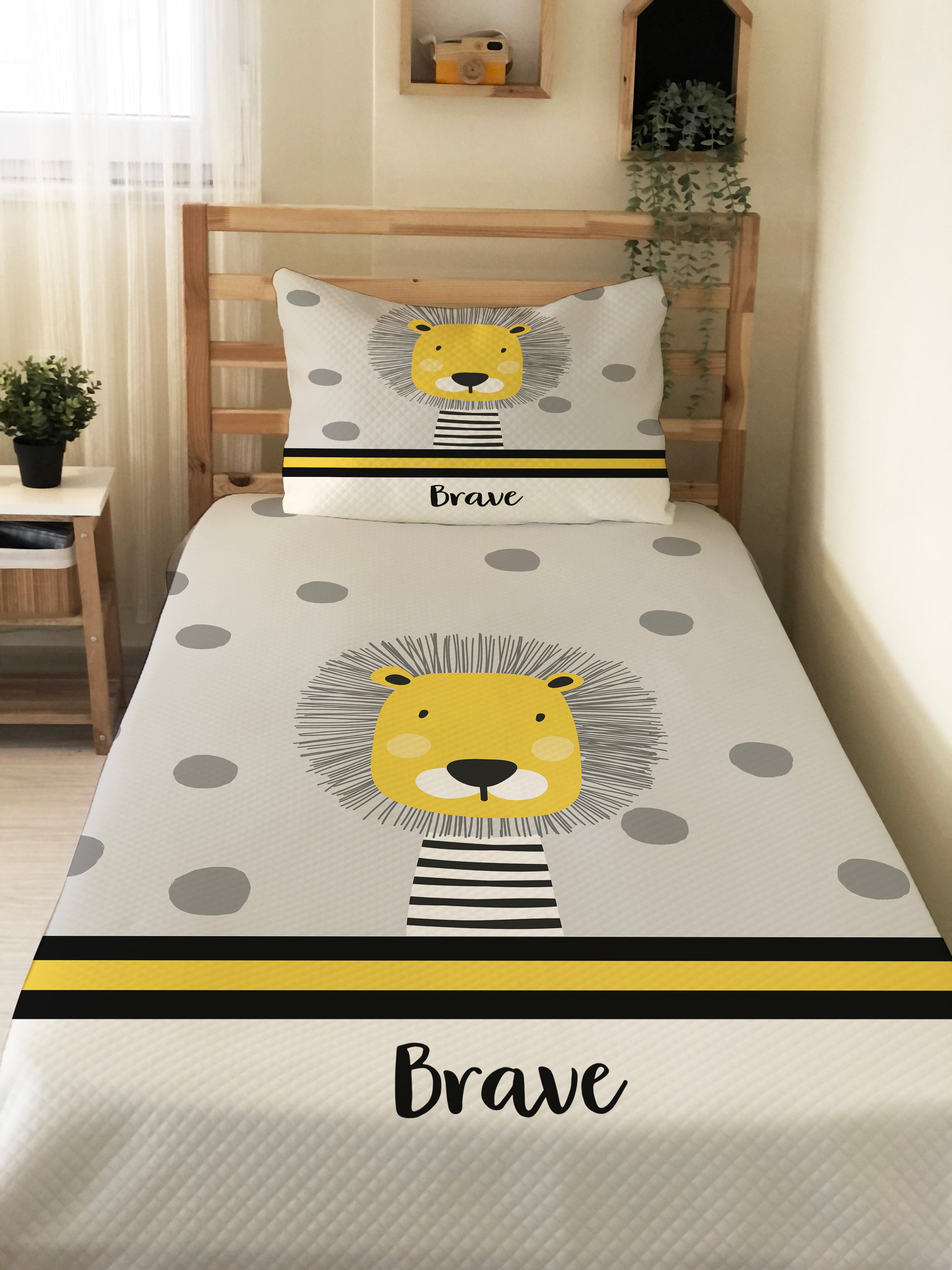 Evmila Brave Aslan Desenli Pike