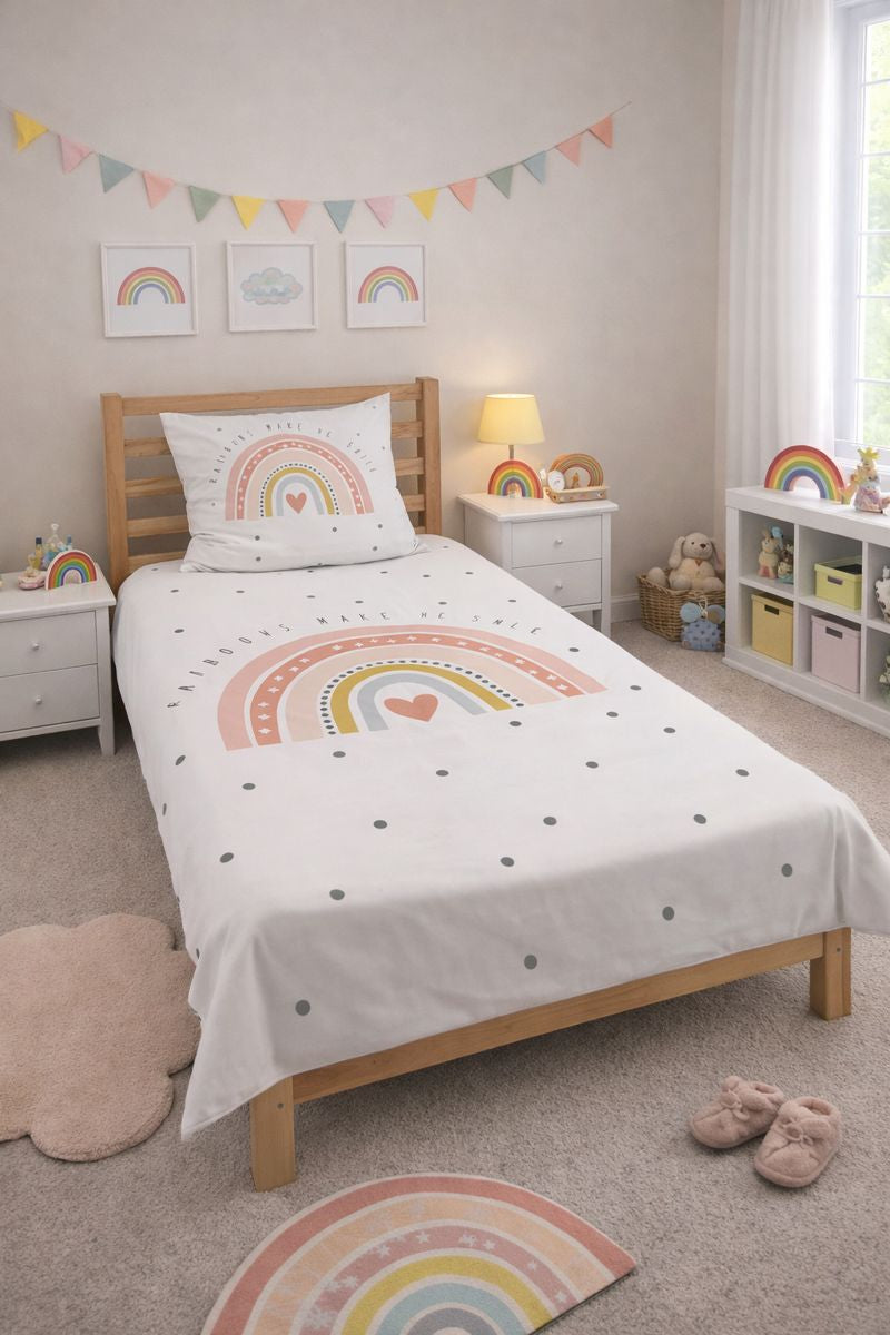 Evmila Astronaut Patterned Duvet Cover Set