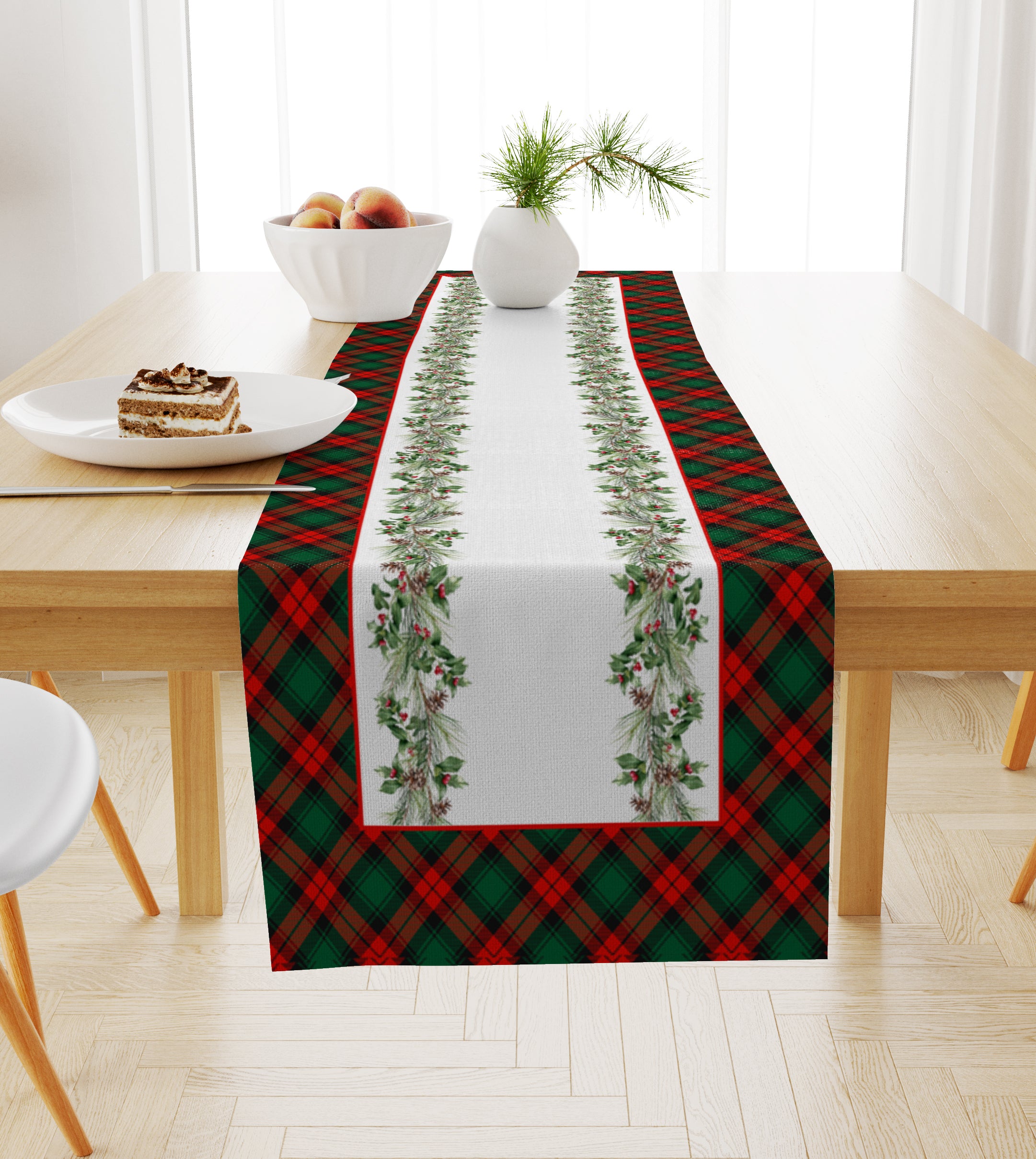 Evmila Yılbaşı Desenli Runner Modeli